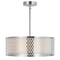 Cwi Lighting Mikayla 3 Light Drum Shade Chandelier With Satin Nickel Finish 5555P17SN - alternate 1